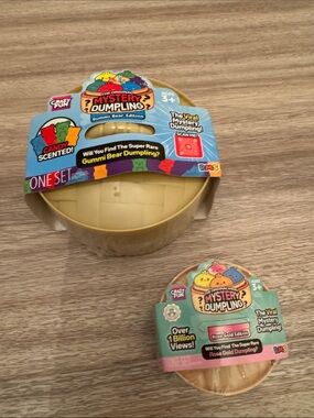 Mystery Dumpling Gummi Bear  & Mini Rose Gold Edition  Set of 2. NEW